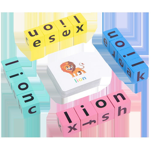 Montessori Word Puzzle Game for Kids – Fun, Educational, Boosts Vocabulary Skills!