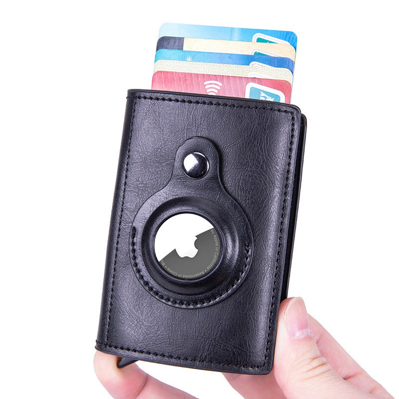 RFID Carbon Fiber AirTag Tracker Cover - Stylish, Scratch-Resistant & Secure Card Pack