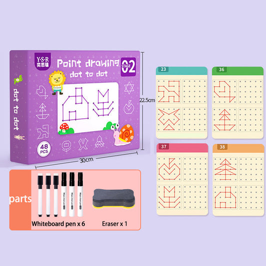 Educational Tracing & Drawing Board for Kids - Develop Fine Motor Skills & Creativity