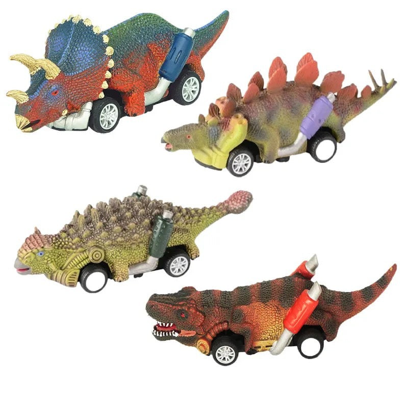 Dinosaur Pull-Back Toy | Vibrant Design for Kids' Fun & Adventure