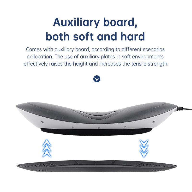 Inflatable Lumbar Traction Massager with Heat Therapy - Adjustable Support for Lower Back Pain