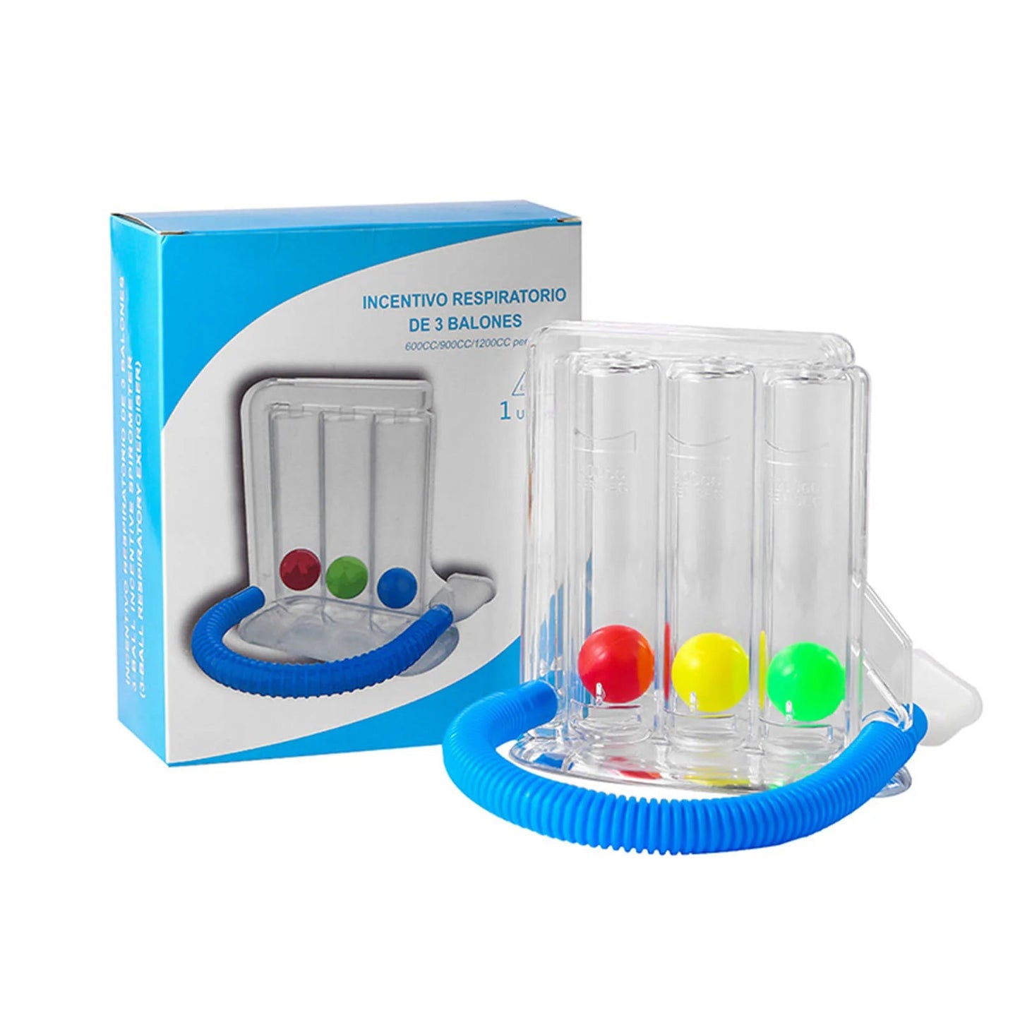 3-Ball Breathing Trainer for Lung Health โ Strengthen Breathing, Asthma & Recovery Support