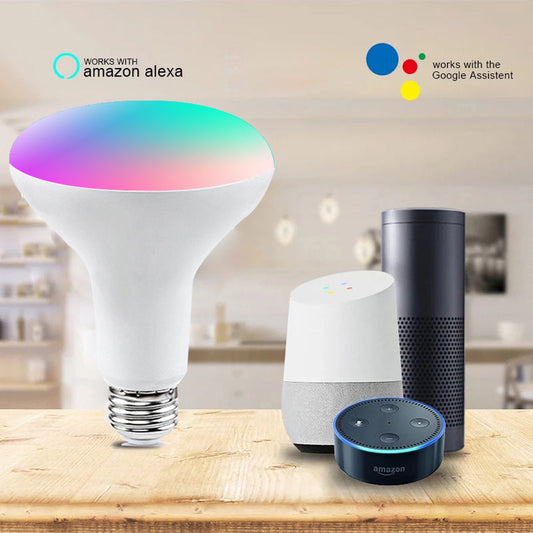 Smart WiFi Bulb with Voice Control, Customizable Colors & Energy-Efficient LED Technology