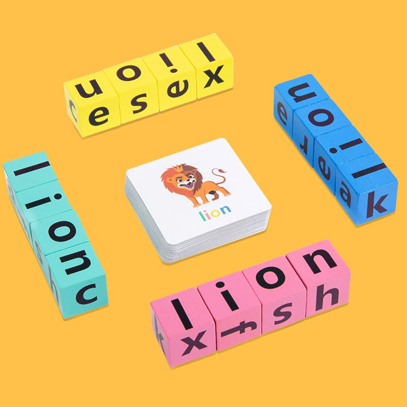 Montessori Word Puzzle Game for Kids – Fun, Educational, Boosts Vocabulary Skills!