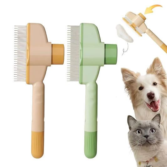 Versatile Flea Comb for Cats & Dogs – Self-Cleaning, Safe Grooming for Pets