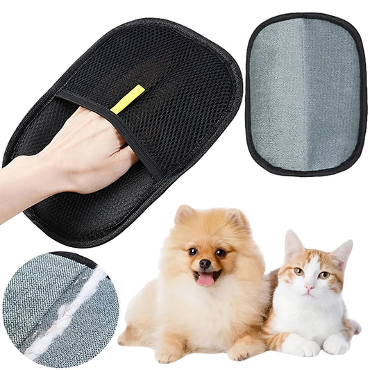 Electrostatic Pet Hair Remover Glove – Quick, Easy, and Reusable for Pet Hair Cleanup