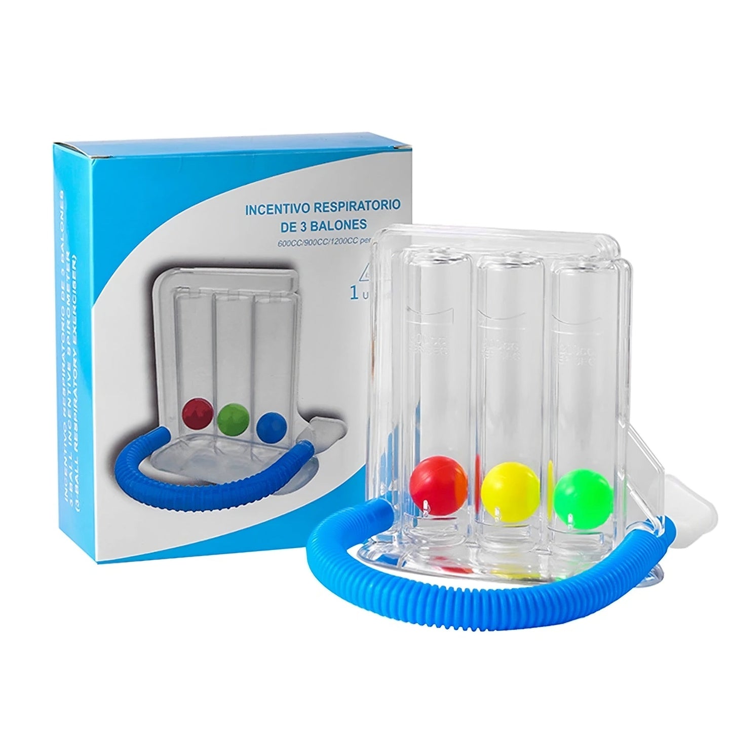 3-Ball Breathing Trainer for Lung Health โ Strengthen Breathing, Asthma & Recovery Support