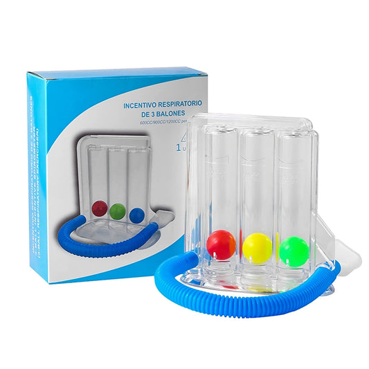 3-Ball Breathing Trainer for Lung Health – Strengthen Breathing, Asthma & Recovery Support