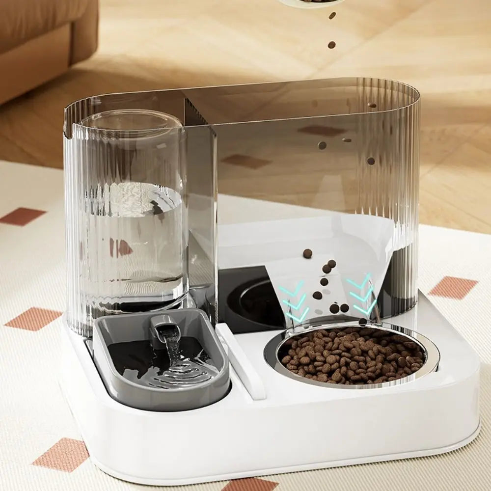 New 2-in-1 Automatic Cat Feeder & Water Dispenser