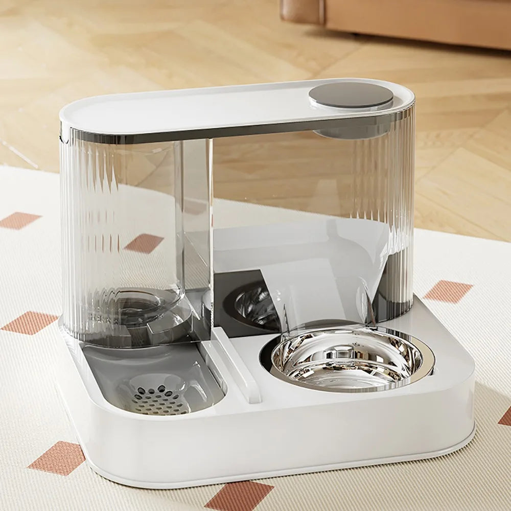 New 2-in-1 Automatic Cat Feeder & Water Dispenser