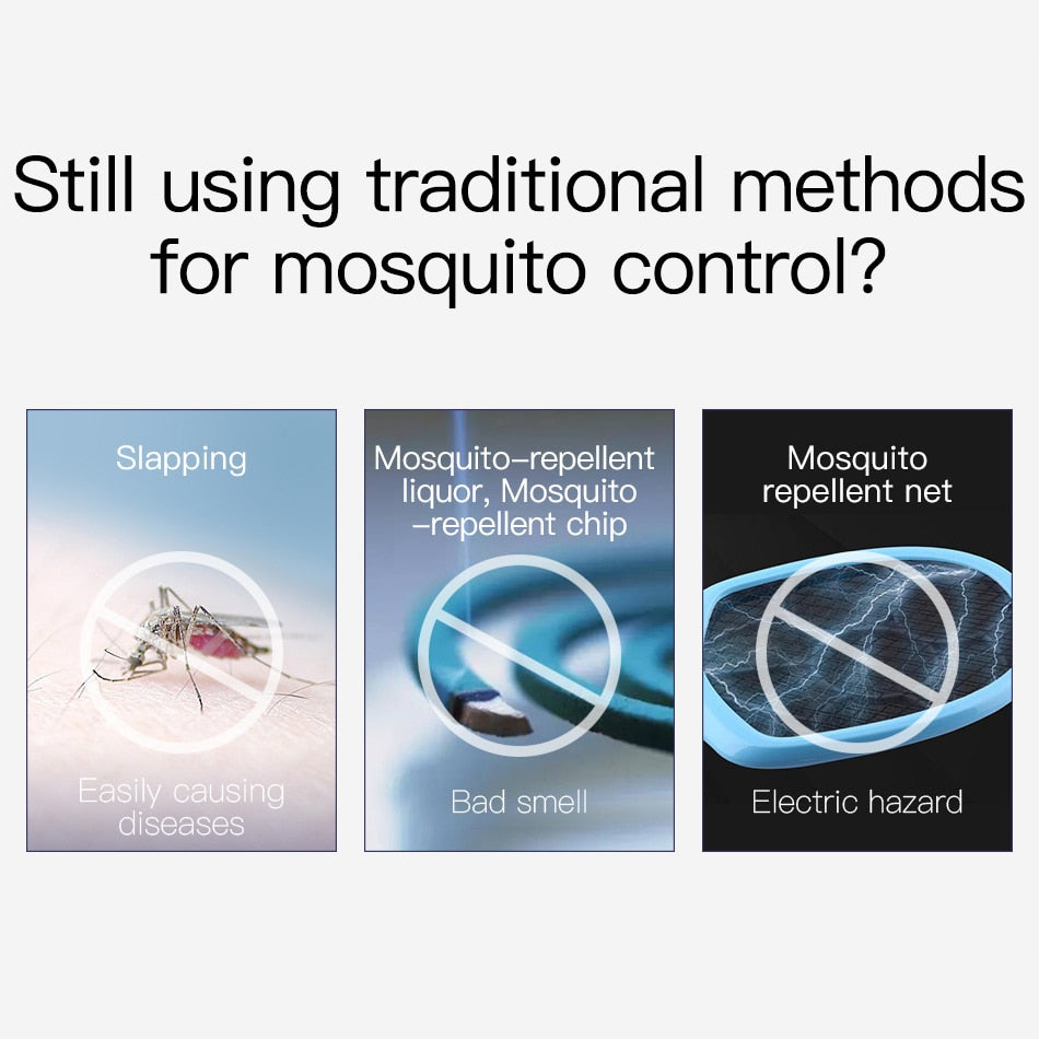 UV LED Mosquito Trap - USB-Powered, Eco-Friendly, Chemical-Free Insect Control