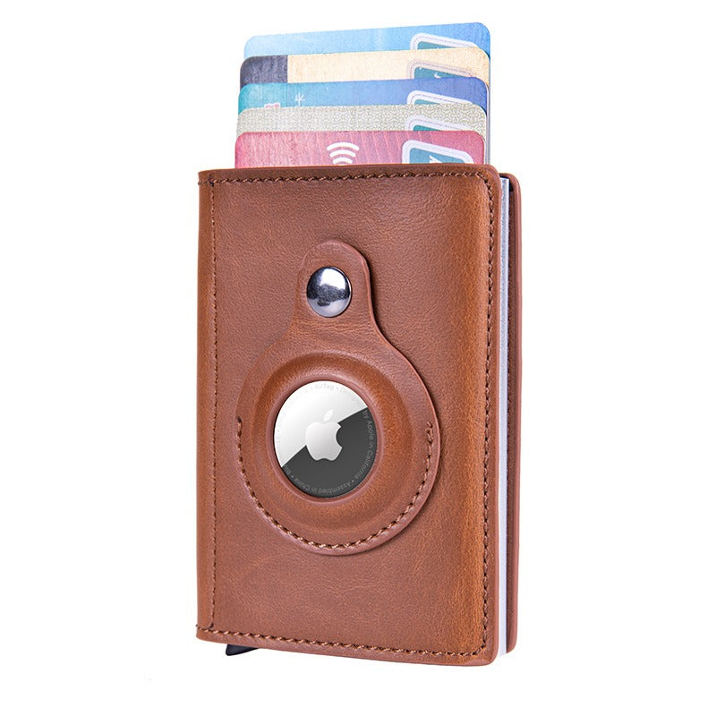 RFID Carbon Fiber AirTag Tracker Cover - Stylish, Scratch-Resistant & Secure Card Pack
