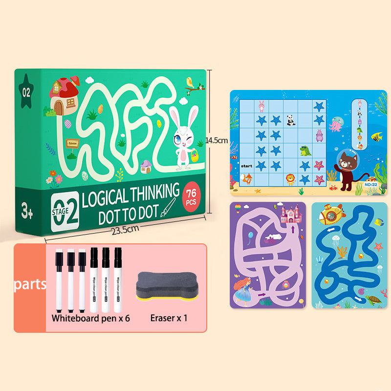 Educational Tracing & Drawing Board for Kids - Develop Fine Motor Skills & Creativity