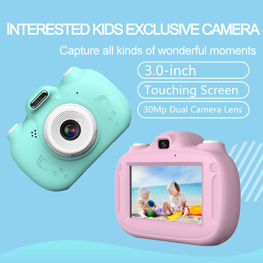 2800W Mini SLR Camera for Kids - Touch Screen, Dual Lens, WiFi, and Rechargeable Battery