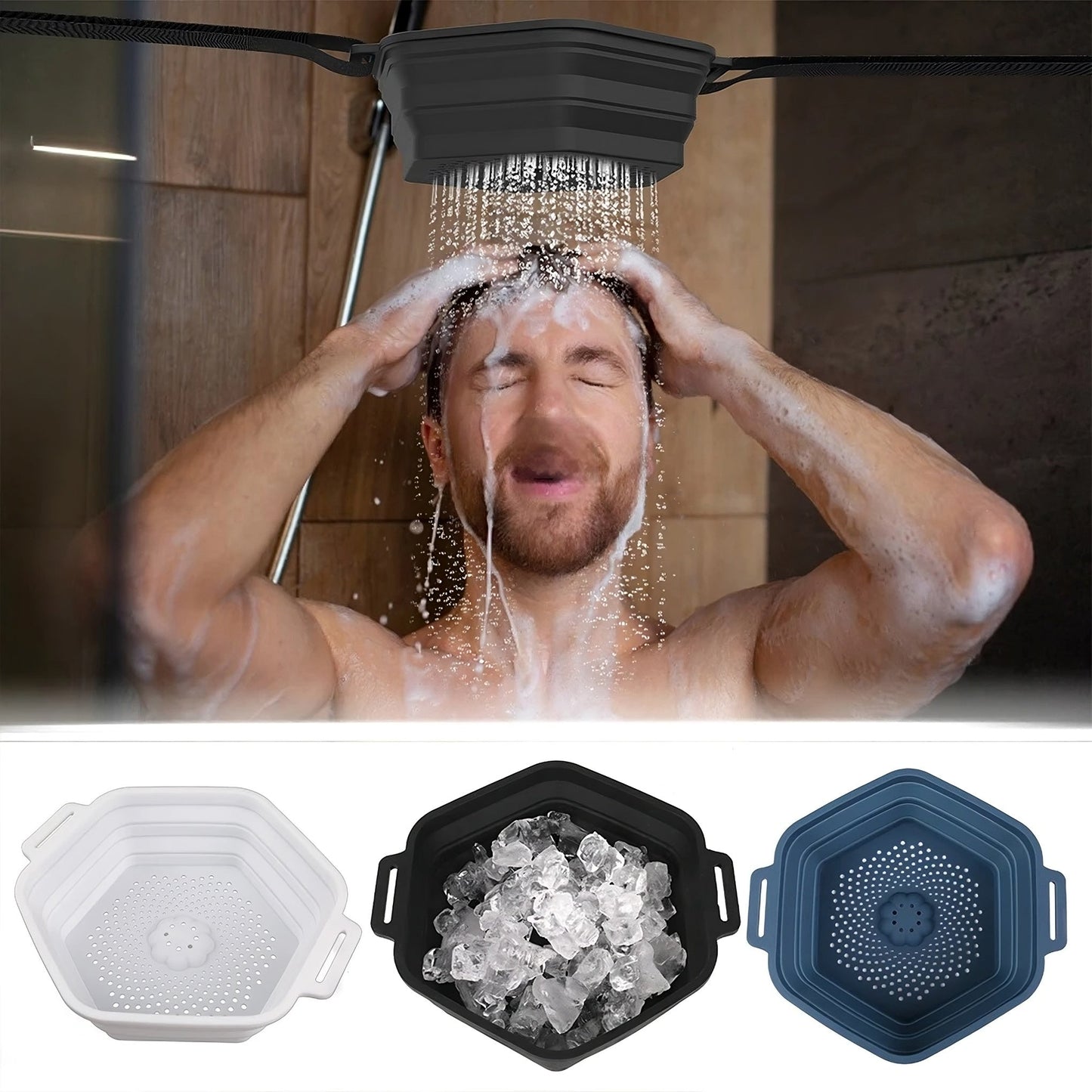Ice Shower Attachment for Cold Therapy – Easy Setup for Recovery & Energizing Start