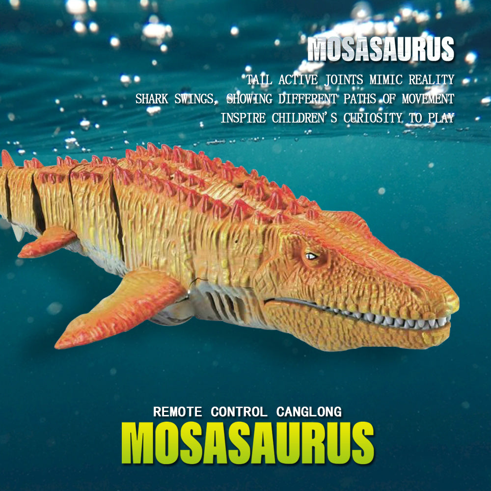 Interactive Dinosaur Toy with Wireless Charging, Remote Control & Realistic Movements