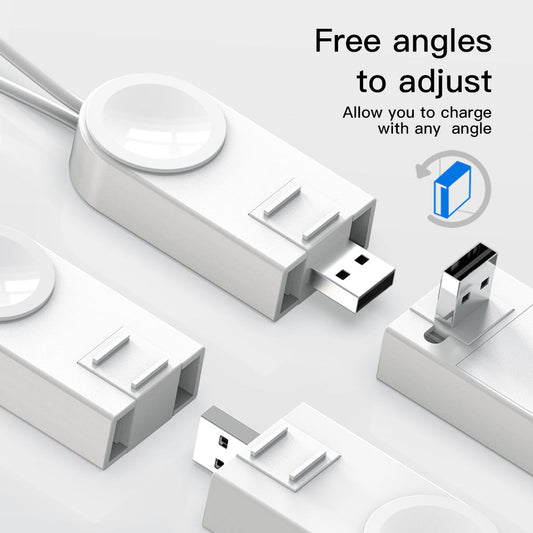 Dual Charging Dock for iPhone & Apple Watch - Fast Charging, Compact Design & Non-Slip Base