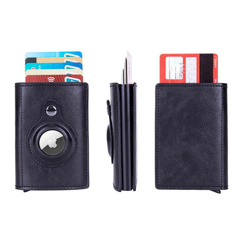 RFID Carbon Fiber AirTag Tracker Cover - Stylish, Scratch-Resistant & Secure Card Pack