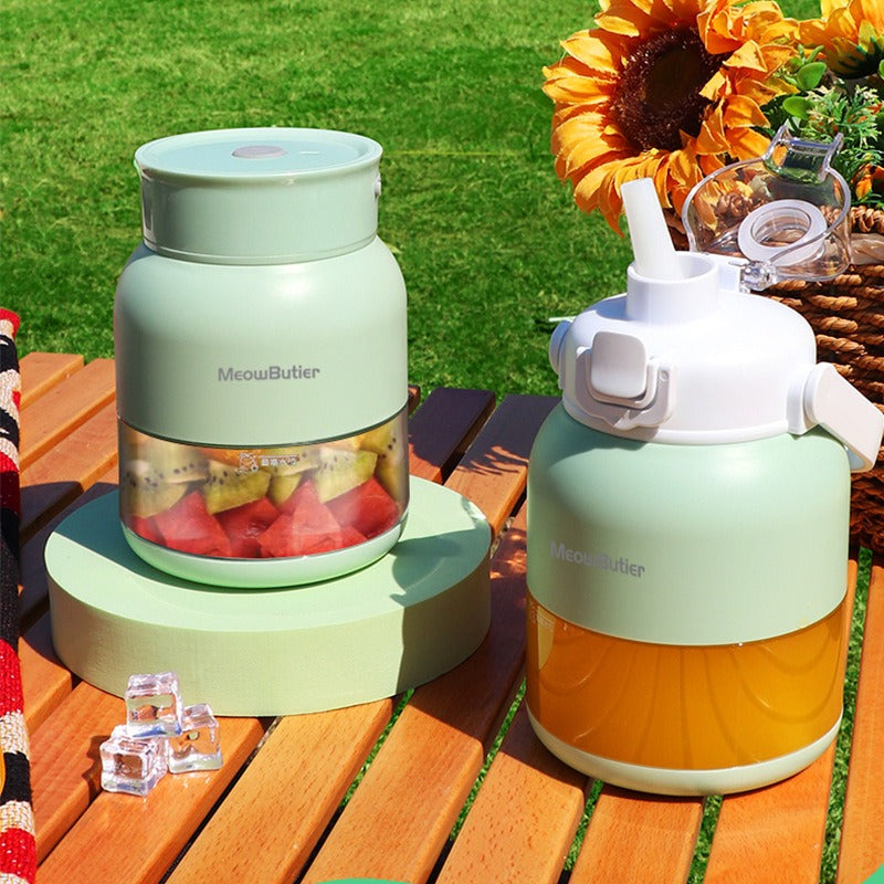 Portable USB Blender - Compact, Powerful Blades, Rechargeable Battery & Easy to Clean