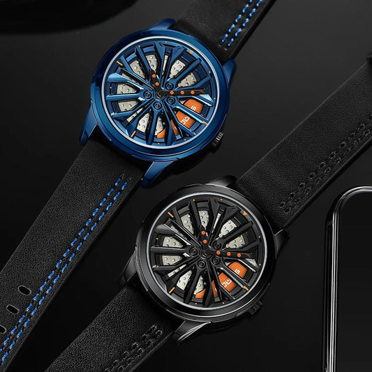 Rim Watch – Bold, Spinning Hub Design for Car Enthusiasts and Unique Accessories Lovers