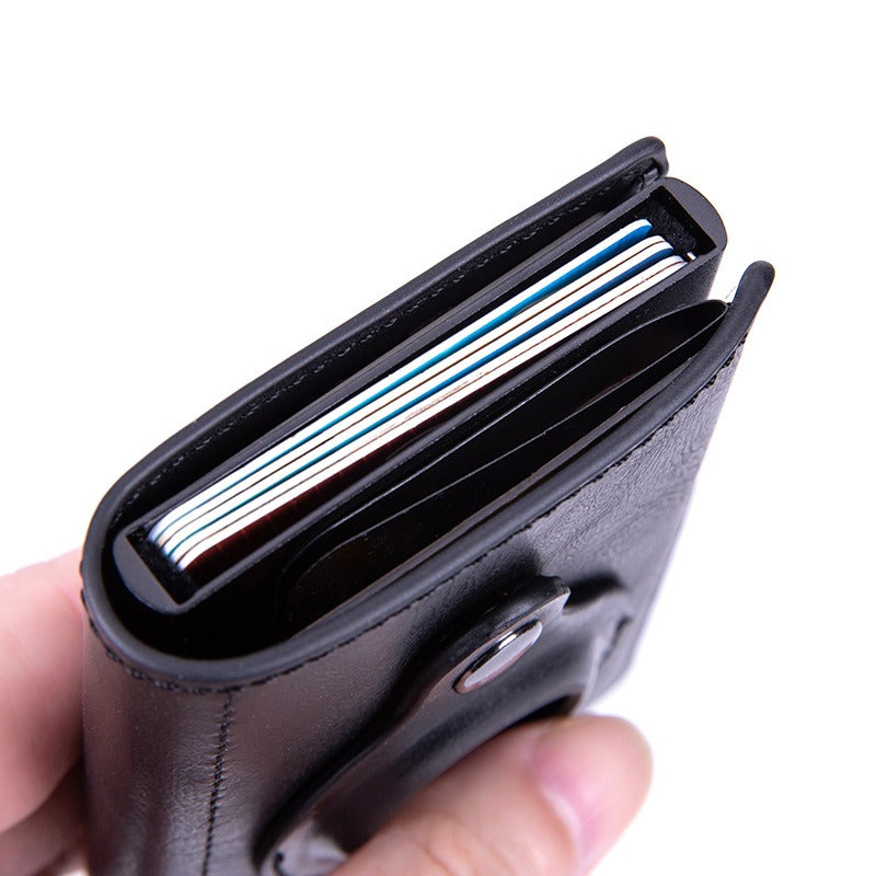 RFID Carbon Fiber AirTag Tracker Cover - Stylish, Scratch-Resistant & Secure Card Pack