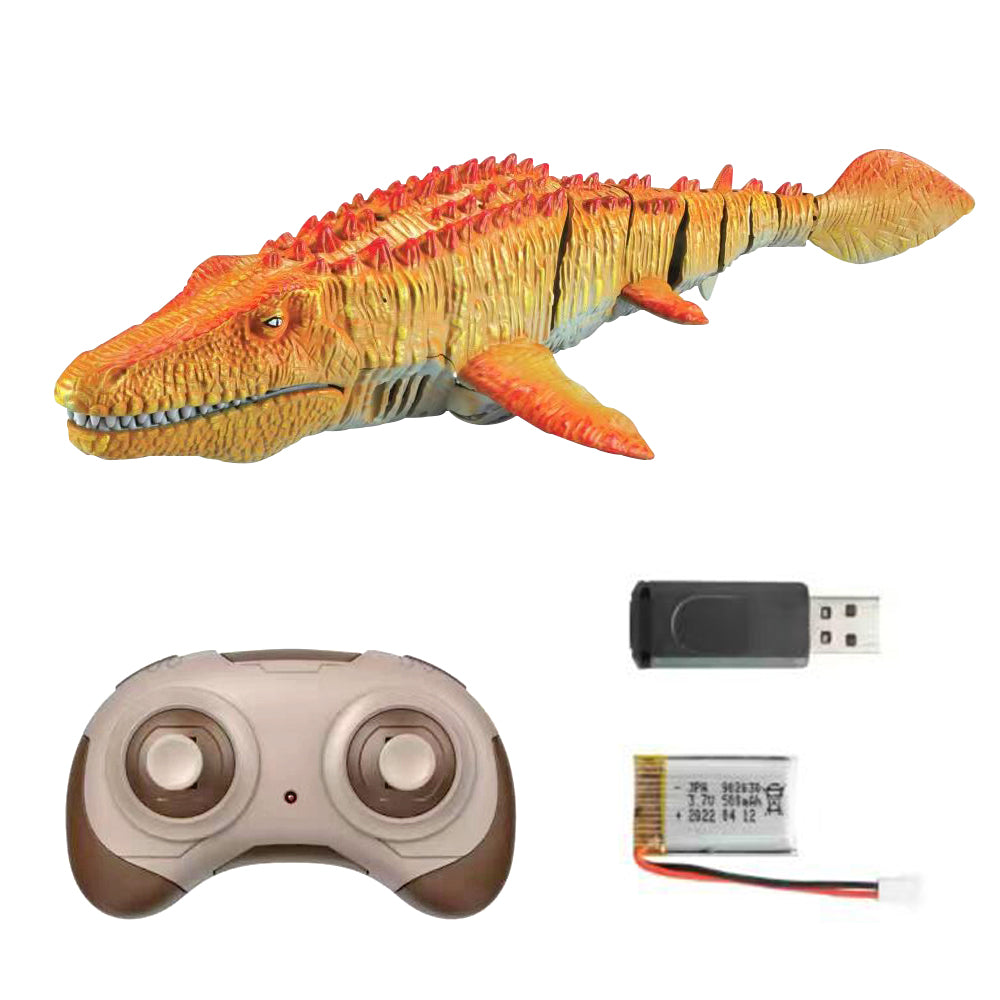 Interactive Dinosaur Toy with Wireless Charging, Remote Control & Realistic Movements