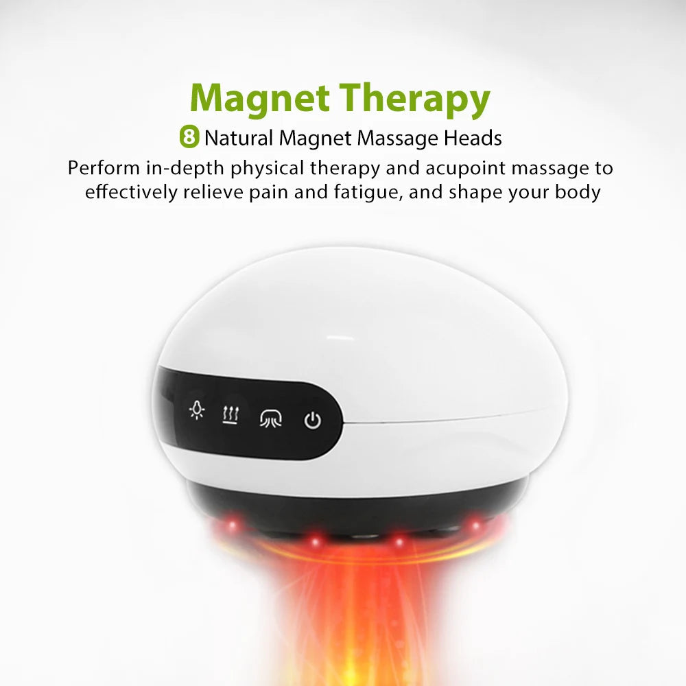 Smart Cupping Massager with LCD Display, Customizable Settings & Therapeutic Benefits