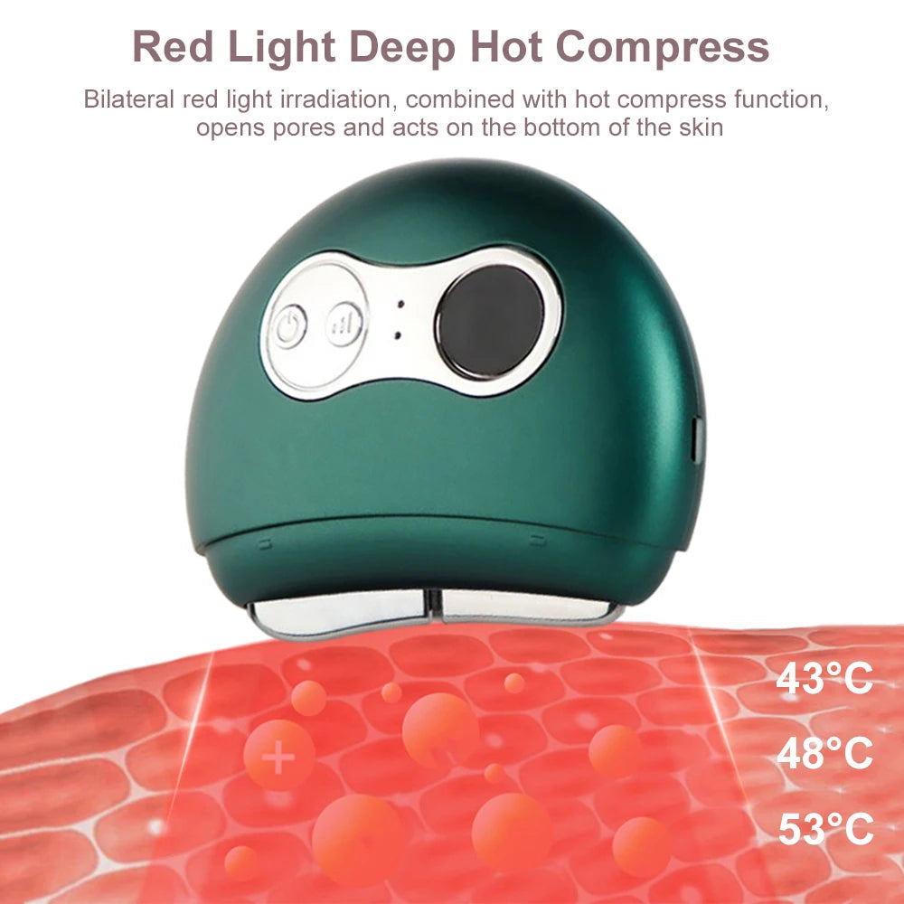 Electric Vibration & Heated Massage Device - Anti-Wrinkle, Skin Lifting & Contouring