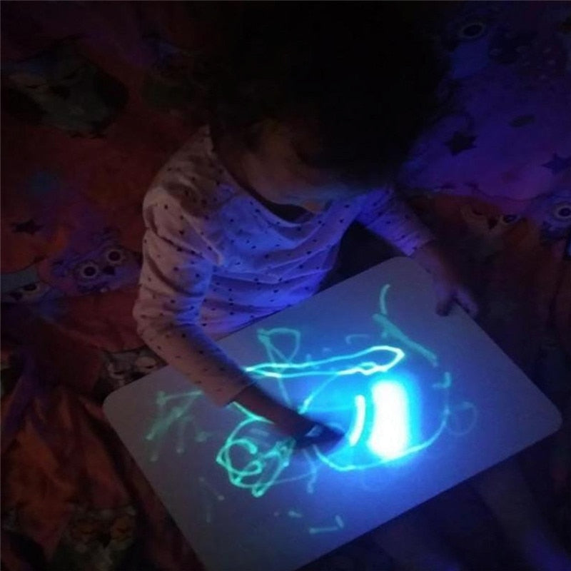 Glow Light Drawing Tablet - Mess-Free, Educational, Portable Fun for Kids of All Ages