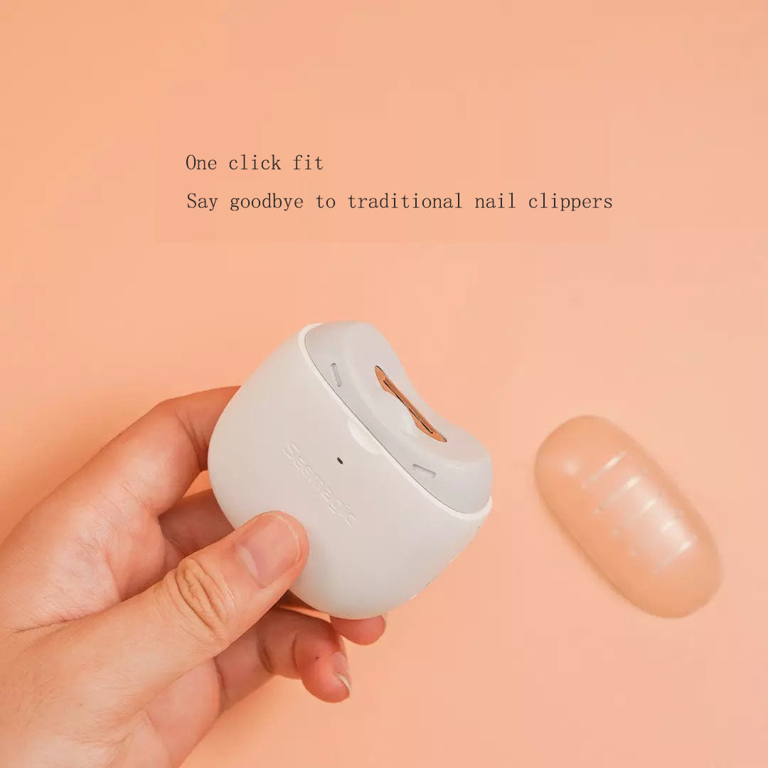 Automatic Nail Trimmer with LED Light - Safe, Gentle, and Rechargeable for All Ages