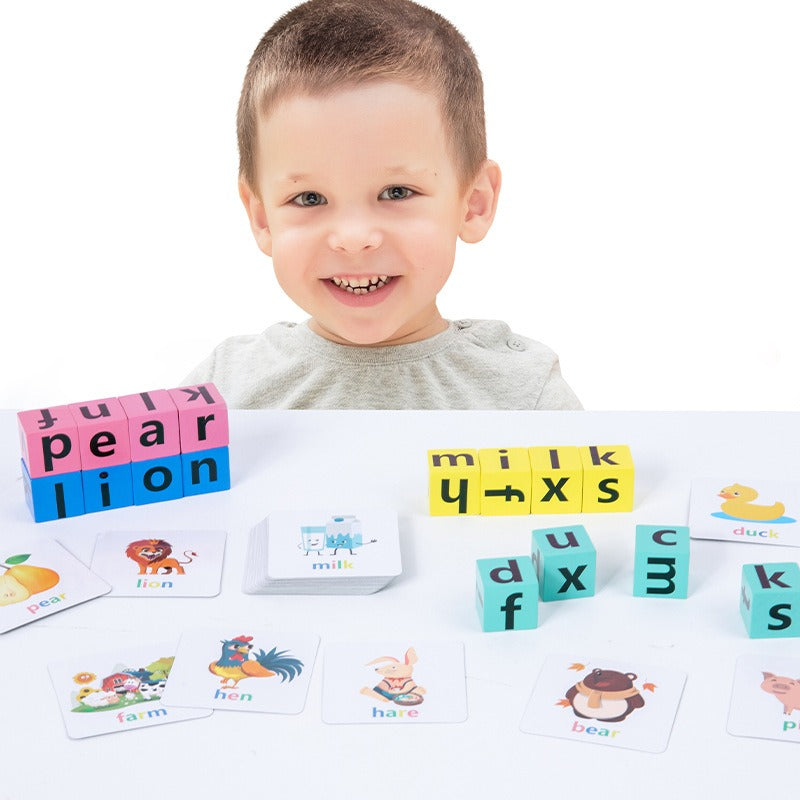 Montessori Word Puzzle Game for Kids – Fun, Educational, Boosts Vocabulary Skills!