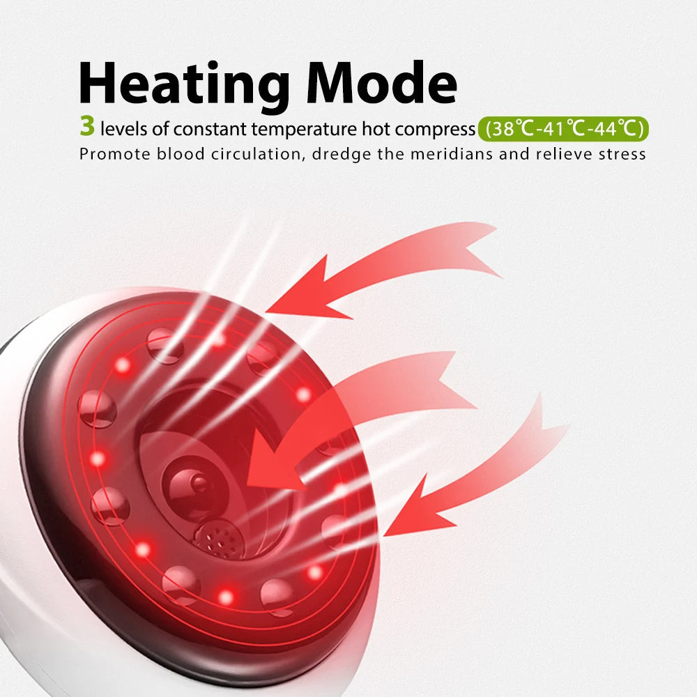 Smart Cupping Massager with LCD Display, Customizable Settings & Therapeutic Benefits