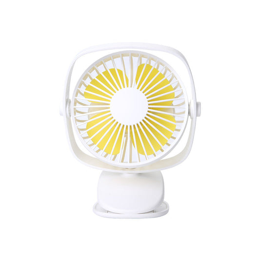 Portable Clip-On Fan - Compact, USB Charging, Adjustable Airflow & Quiet Operation