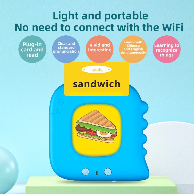 Interactive Digital Flashcads for Kids - Smart Learning, Engaging Content & Portable Design