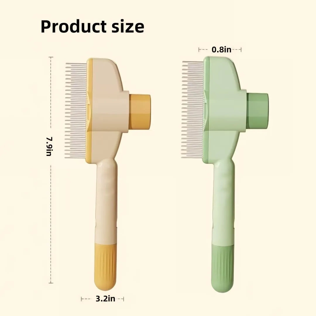 Versatile Flea Comb for Cats & Dogs – Self-Cleaning, Safe Grooming for Pets