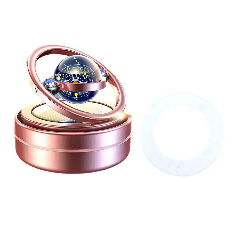 Solar-Powered Rotating Diffuser - Elegant, Eco-Friendly, Long-Lasting Aroma for Car & Home