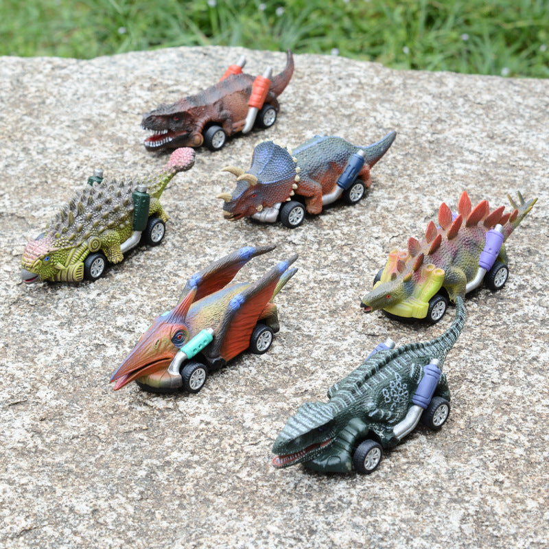 Dinosaur Pull-Back Toy | Vibrant Design for Kids' Fun & Adventure