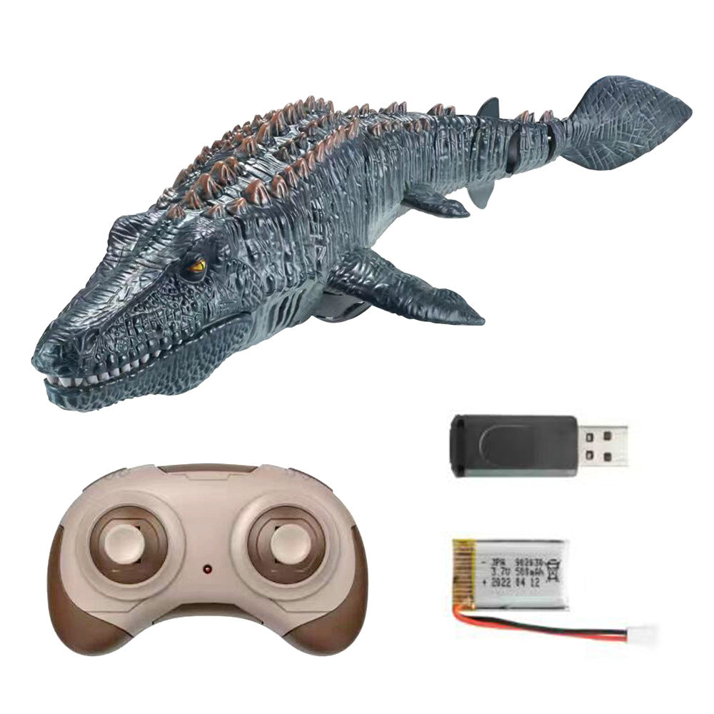 Interactive Dinosaur Toy with Wireless Charging, Remote Control & Realistic Movements