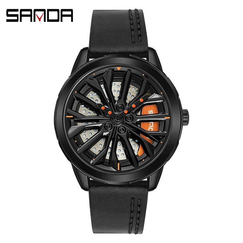 Rim Watch – Bold, Spinning Hub Design for Car Enthusiasts and Unique Accessories Lovers
