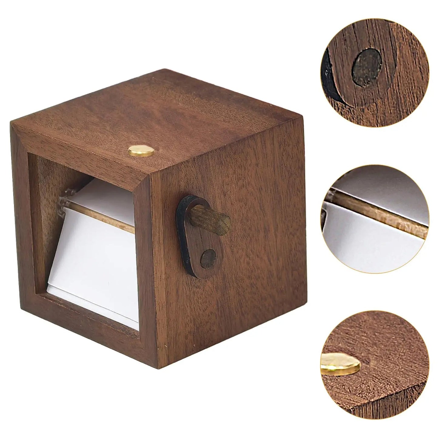 Handcrafted Crank Photo Box – A Personalized Keepsake for Memorable Moments & Gifts