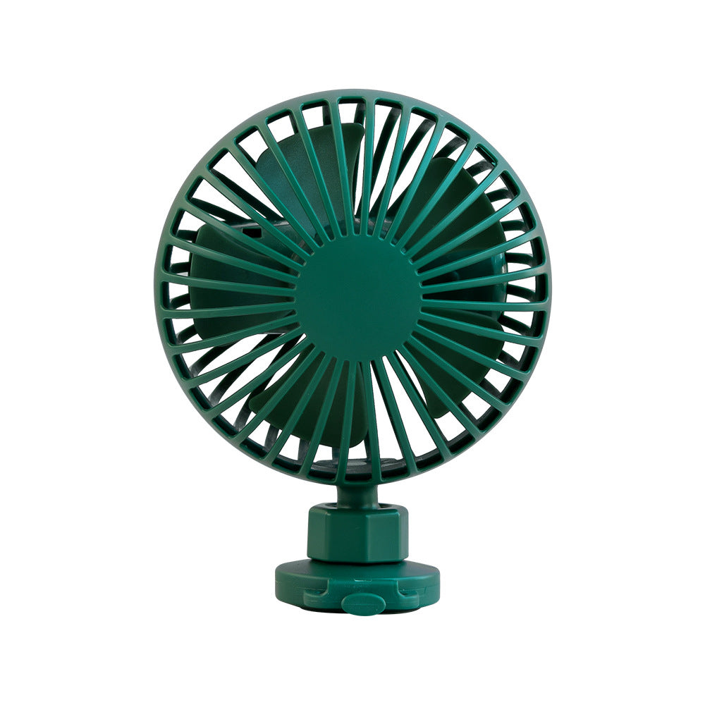 Portable Stroller Fan - Adjustable, Rechargeable, Quiet Operation for Your Little One