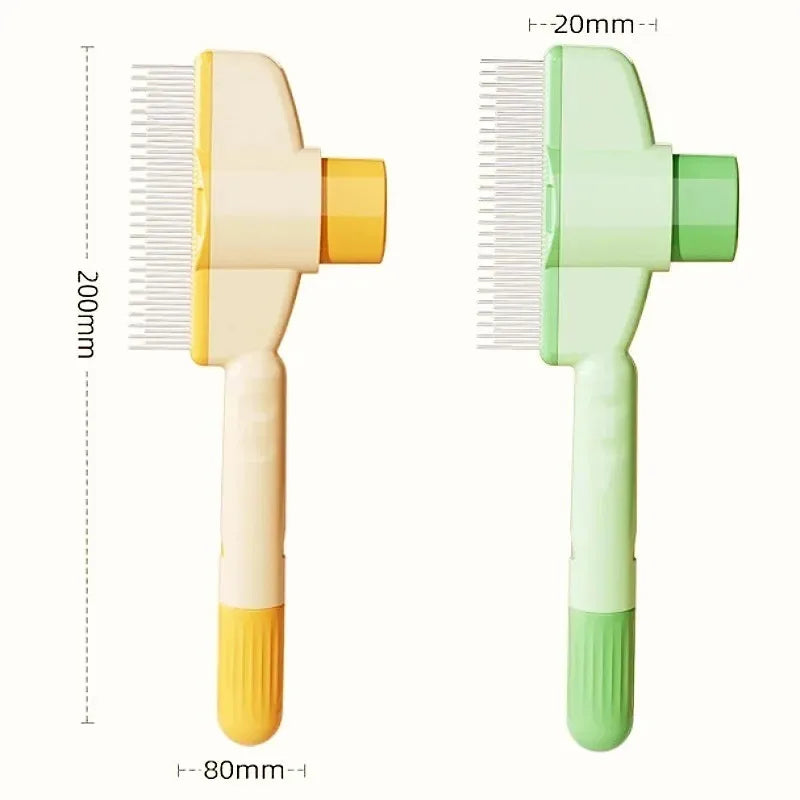 Versatile Flea Comb for Cats & Dogs – Self-Cleaning, Safe Grooming for Pets
