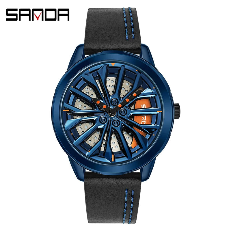 Rim Watch – Bold, Spinning Hub Design for Car Enthusiasts and Unique Accessories Lovers