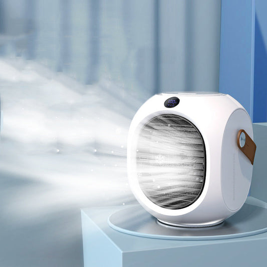 Portable Fan with 120° Oscillation, 220ML Water Tank, 4000mAh Battery & Quiet Operation