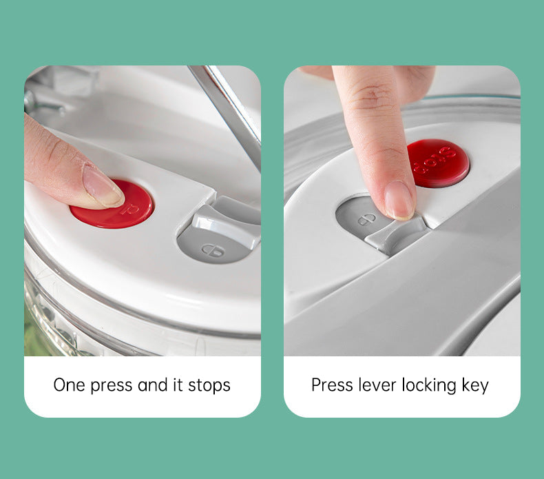 3-in-1 Food Dryer, Spinner & Prep Appliance - Efficient, Compact & Easy to Clean
