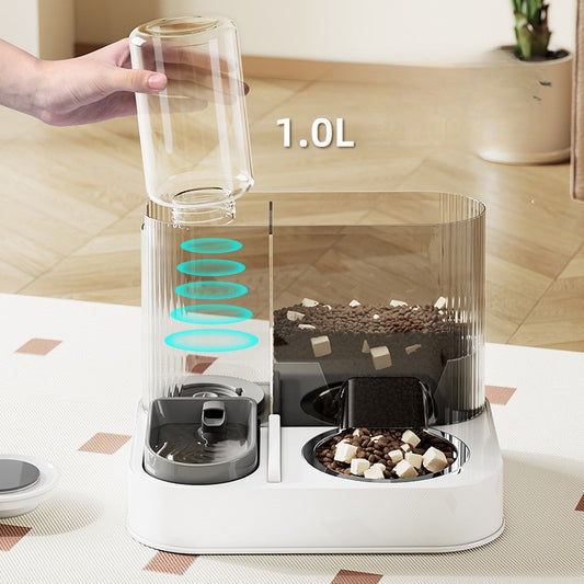 New 2-in-1 Automatic Cat Feeder & Water Dispenser