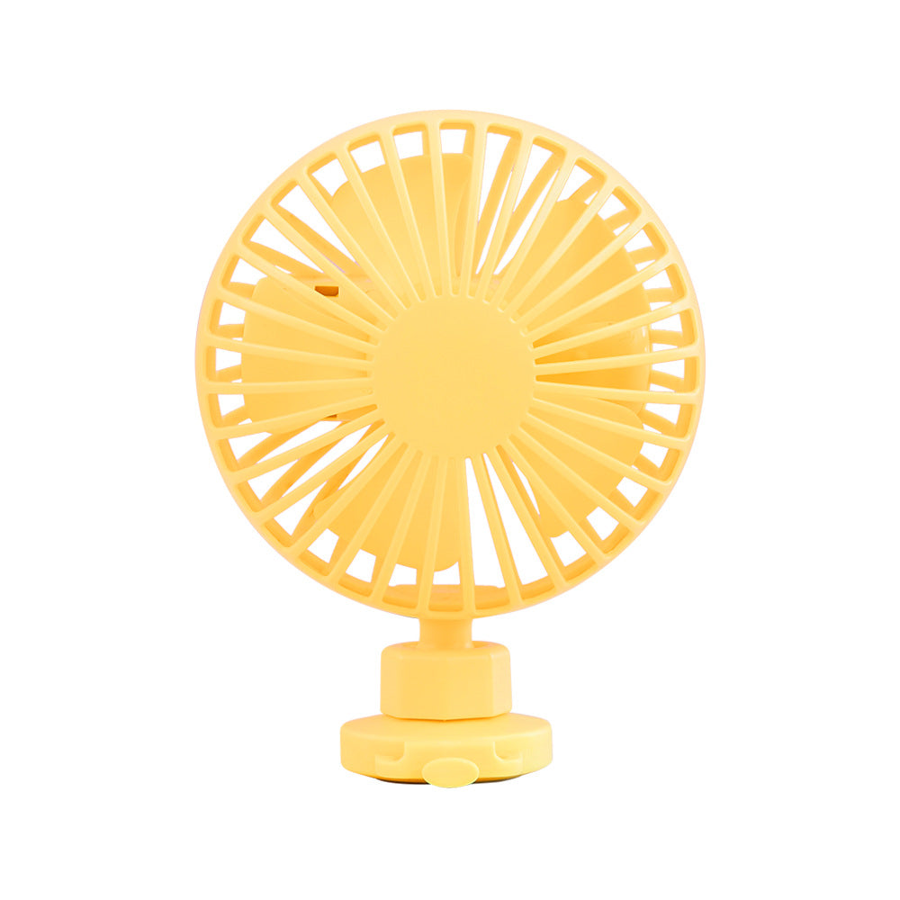 Portable Stroller Fan - Adjustable, Rechargeable, Quiet Operation for Your Little One