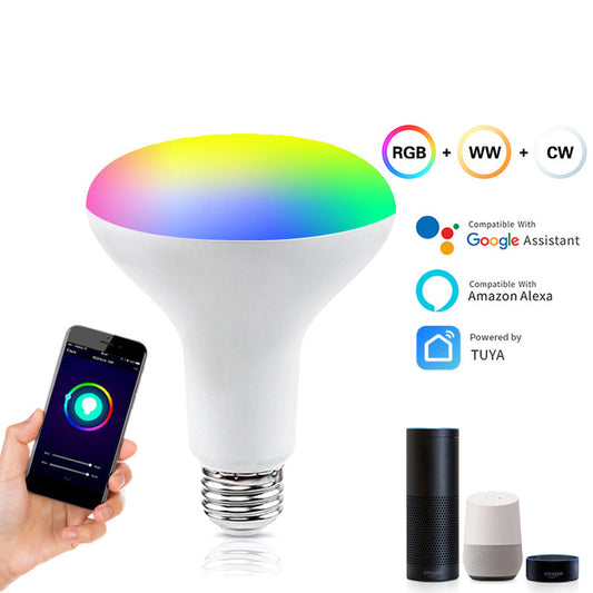 Smart WiFi Bulb with Voice Control, Customizable Colors & Energy-Efficient LED Technology