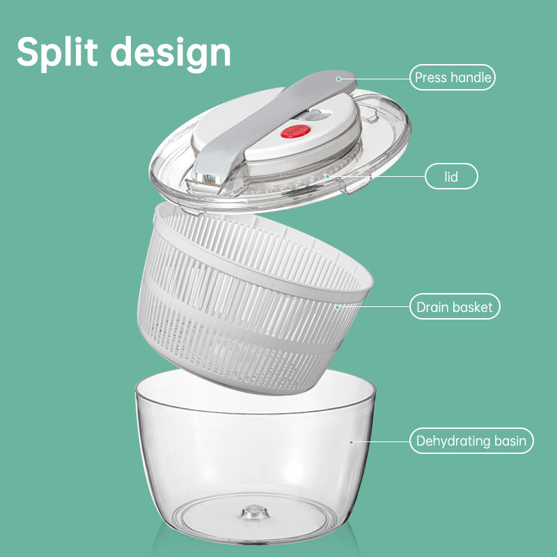 3-in-1 Food Dryer, Spinner & Prep Appliance - Efficient, Compact & Easy to Clean