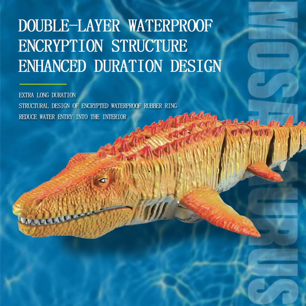Interactive Dinosaur Toy with Wireless Charging, Remote Control & Realistic Movements